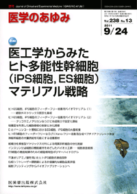 医工学からみたヒト多能性幹細胞（iPS細胞，ES細胞）マテリアル戦略
